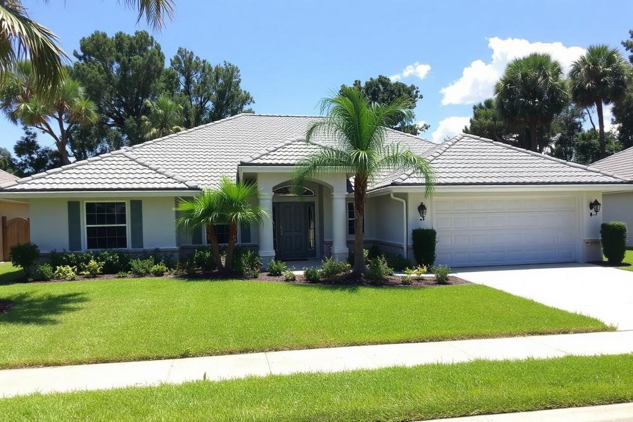 Cape Coral Tile Re-Roof — After